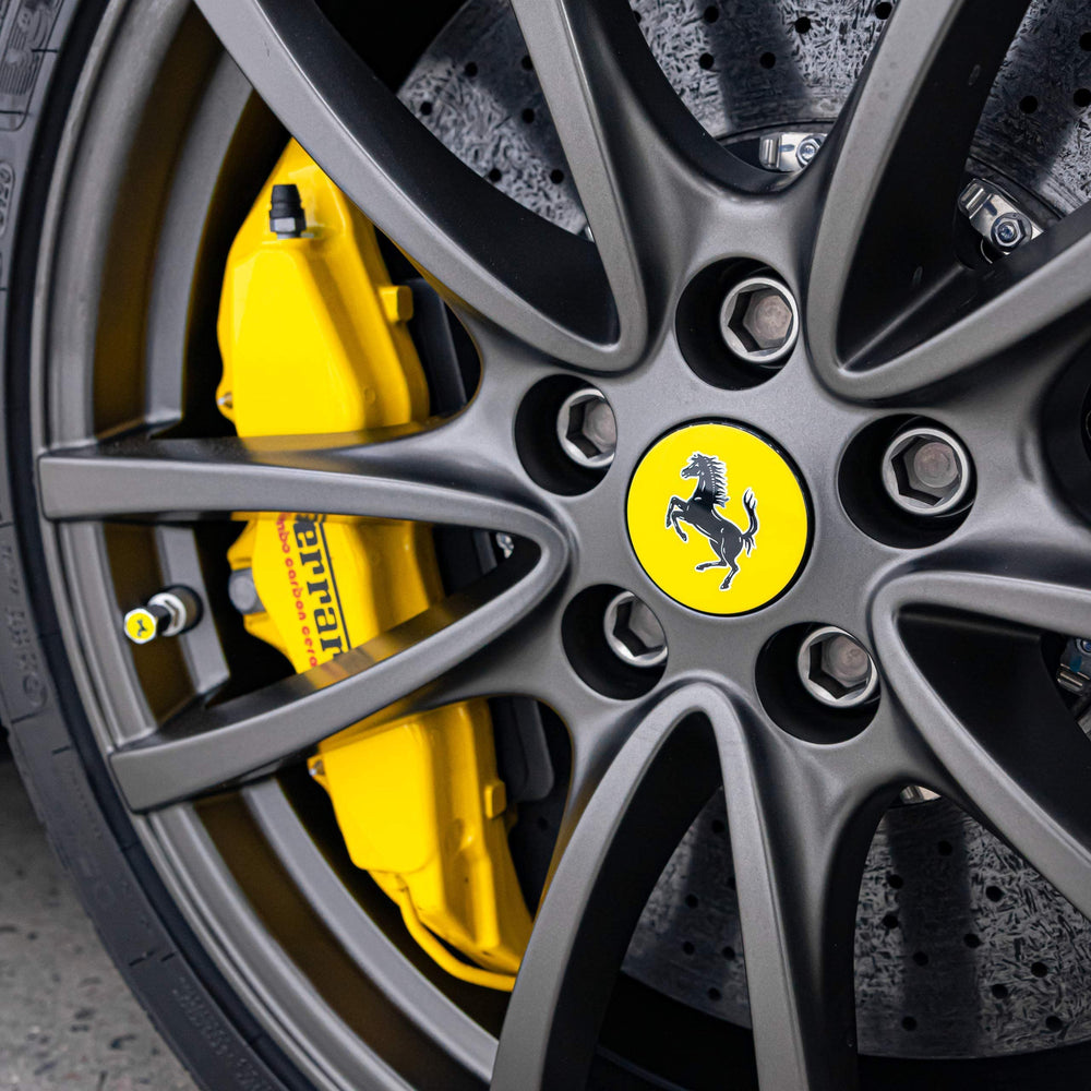 Satin finish detail on wheel after Gyeon Rim application enhancing color depth