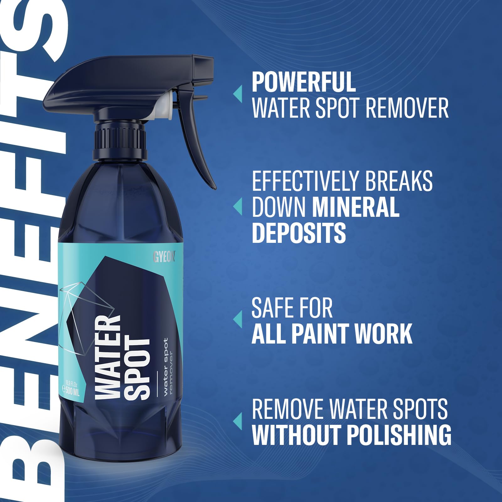 Gyeon liquid close-up texture highlighting controlled viscosity for easy application