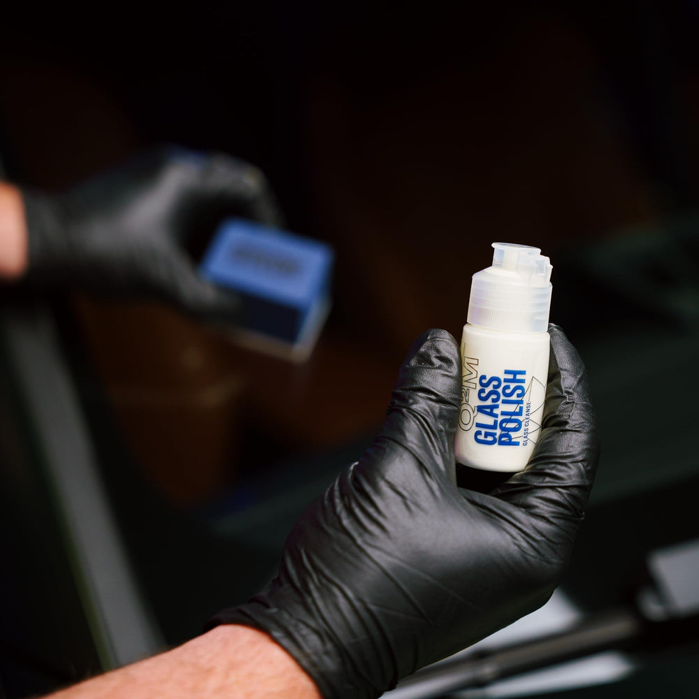 GYEON product next to hand showing compact size and portability benefit