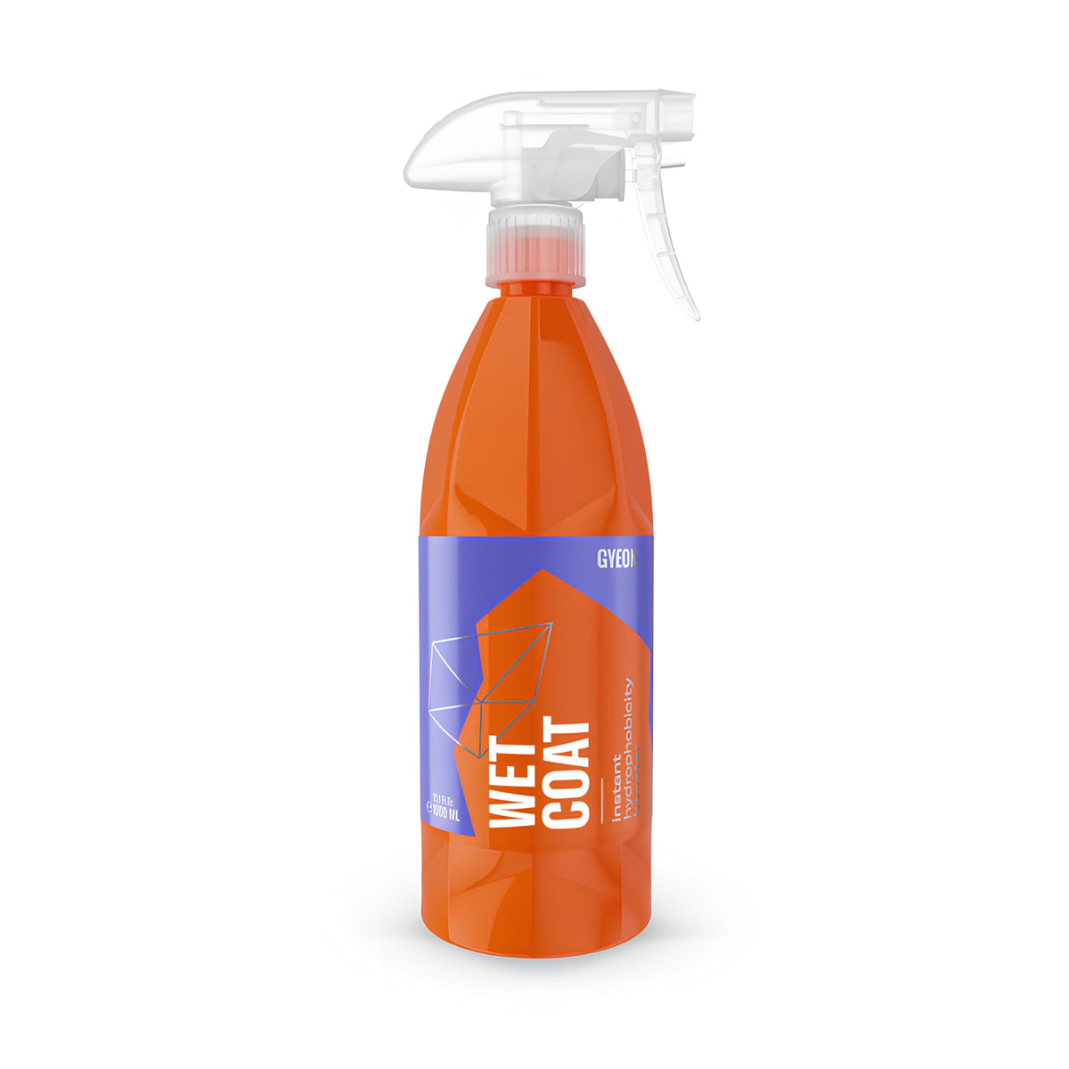 GYEON wet coat front bottle showing product and volume for convenient maintenance