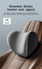 GYLCTOM lumbar cushion detail showing sloped design that fills lower-back gap for stability