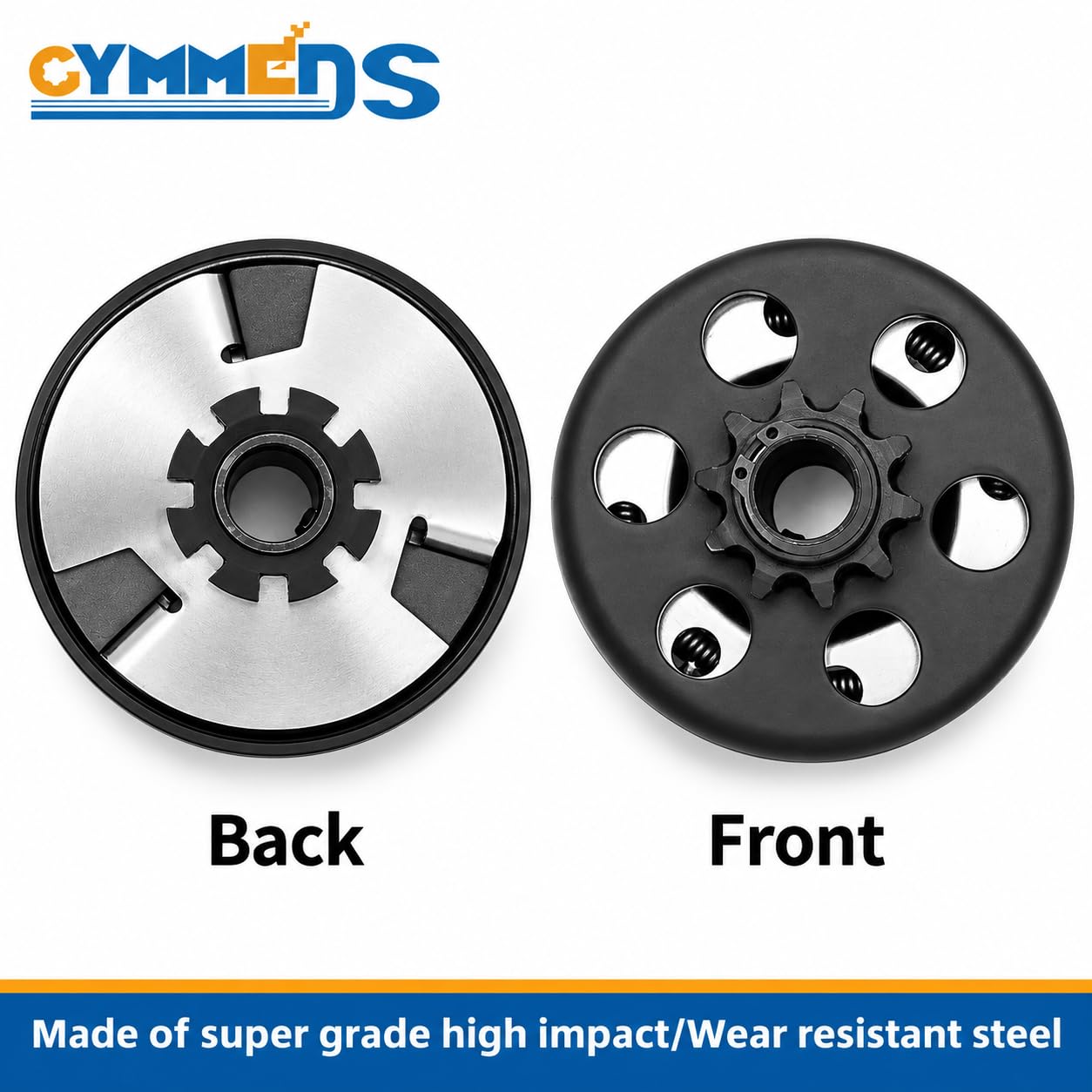 GYMMEDS clutch mounted on Predator 212 engine showing straightforward install