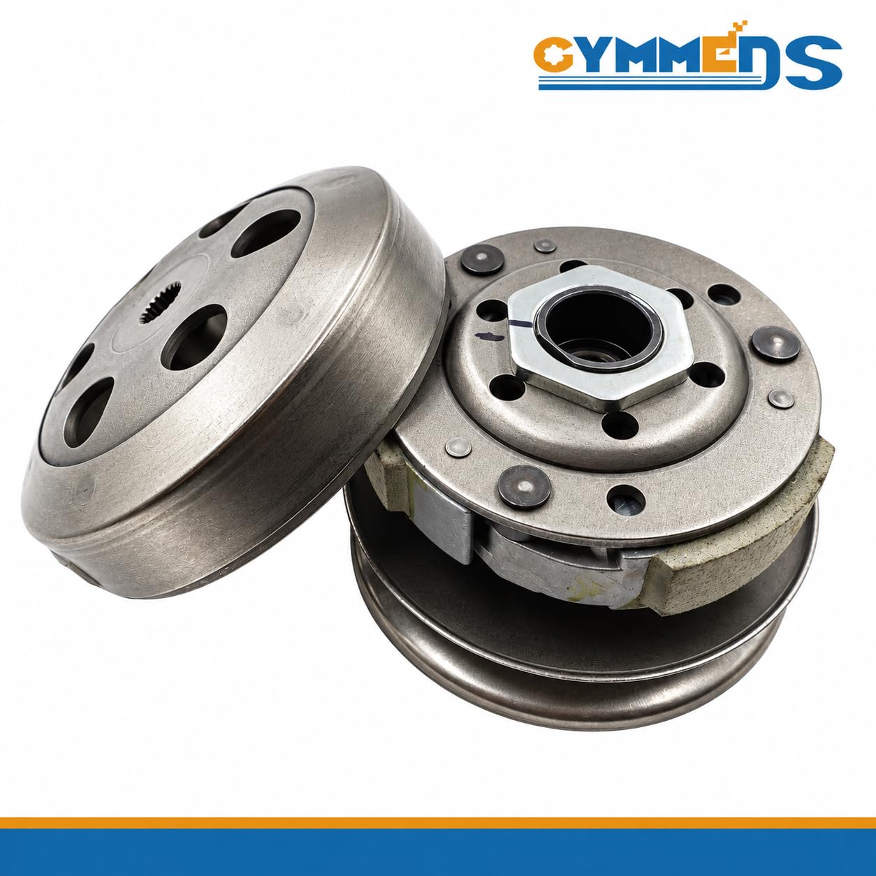 GYMMEDS variator assembly with rollers emphasizing smooth RPM transition