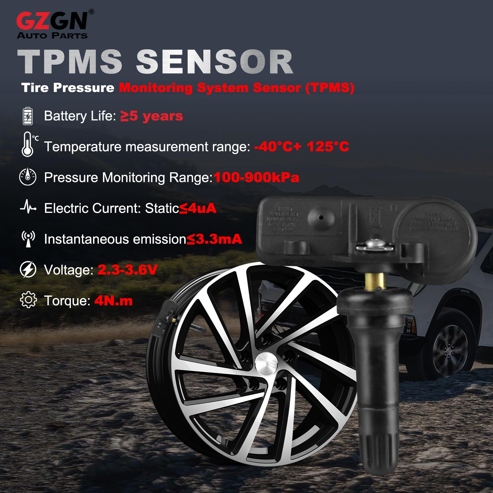 GZGN sensor top label showing OEM numbers for easy verification