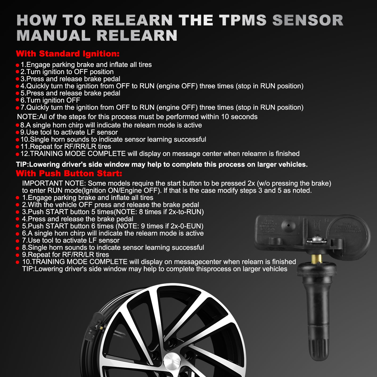 GZGN sensors with valve parts and seals for complete service kit