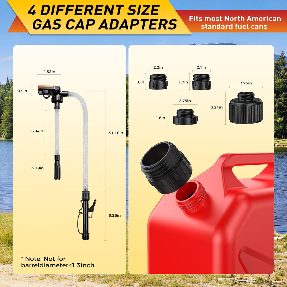 Gziyso pump stored in a car trunk showing compact portability benefit