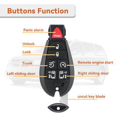 GZXNKEY battery installed inside fob ready to use and pretested for instant functionality