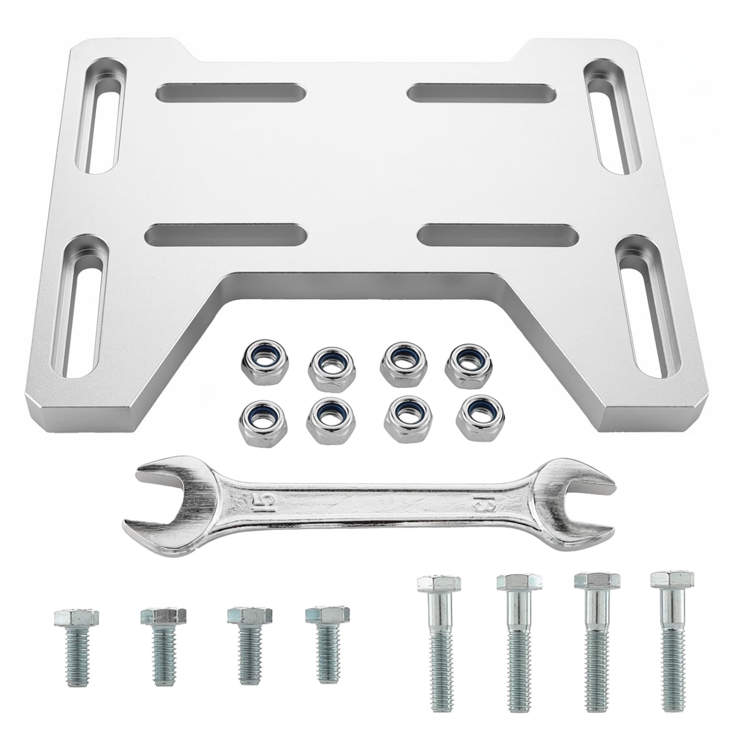GZZTORES front view of mount plate showing bolt pattern and fit benefits