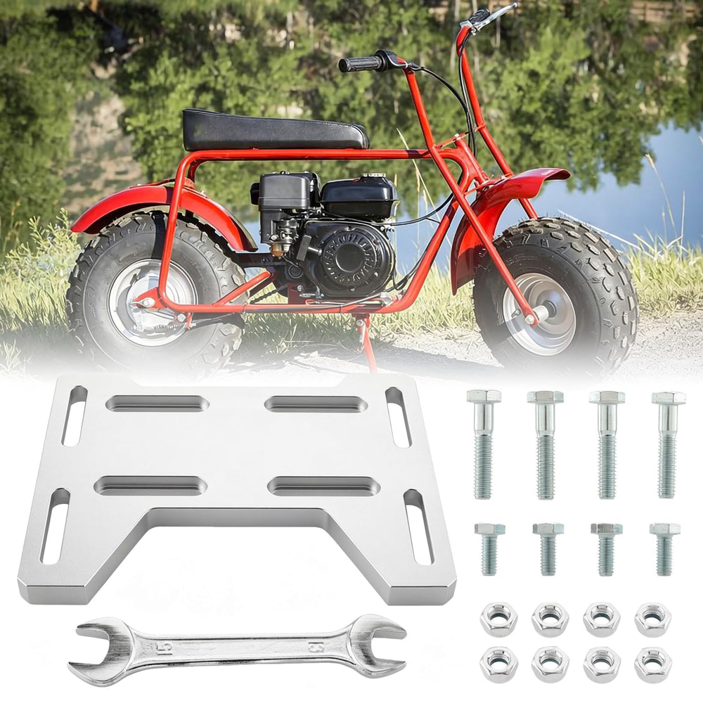 GZZTORES installed on a trail mini-bike illustrating improved stability