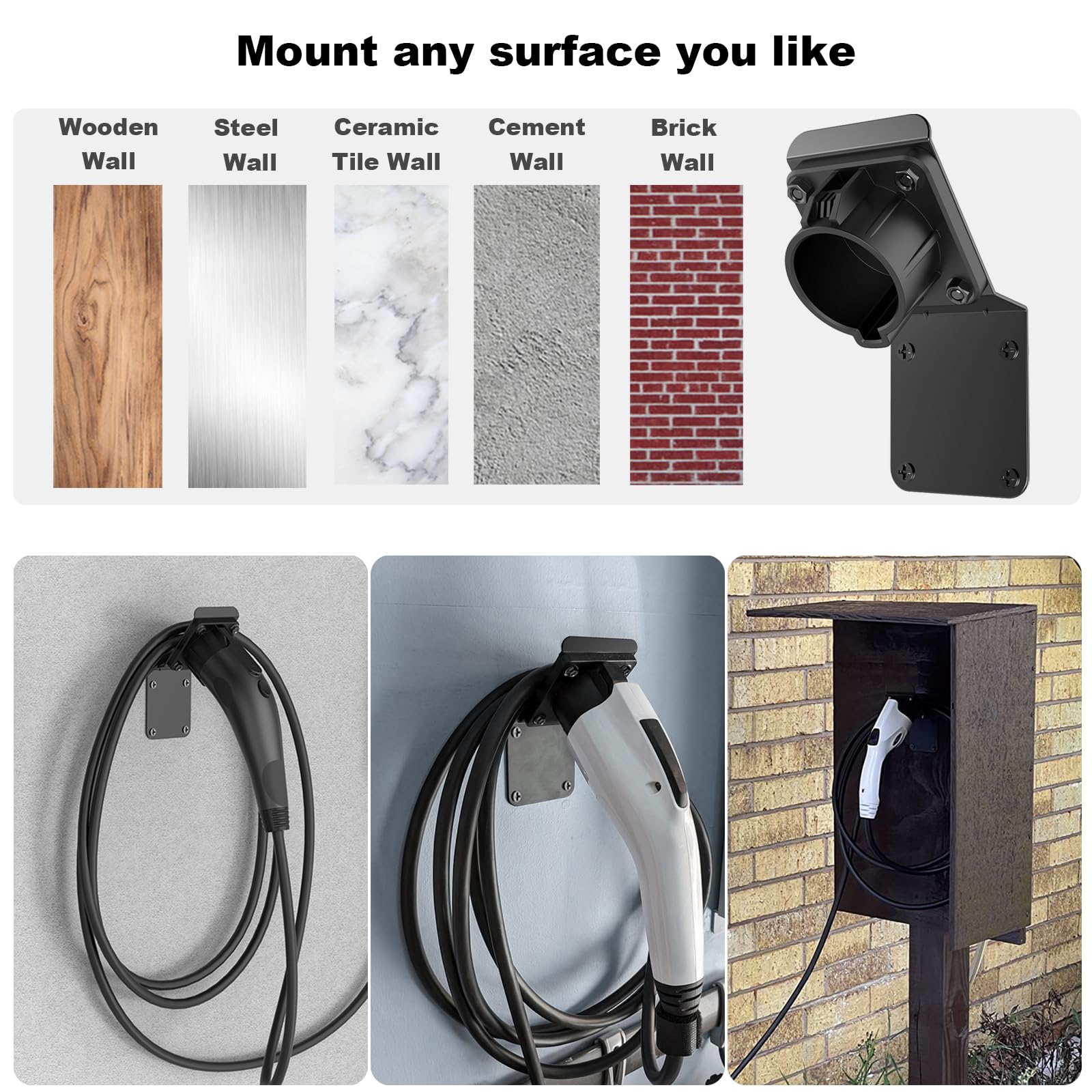 H3JANG mounted outdoor parking lot setting protects connectors