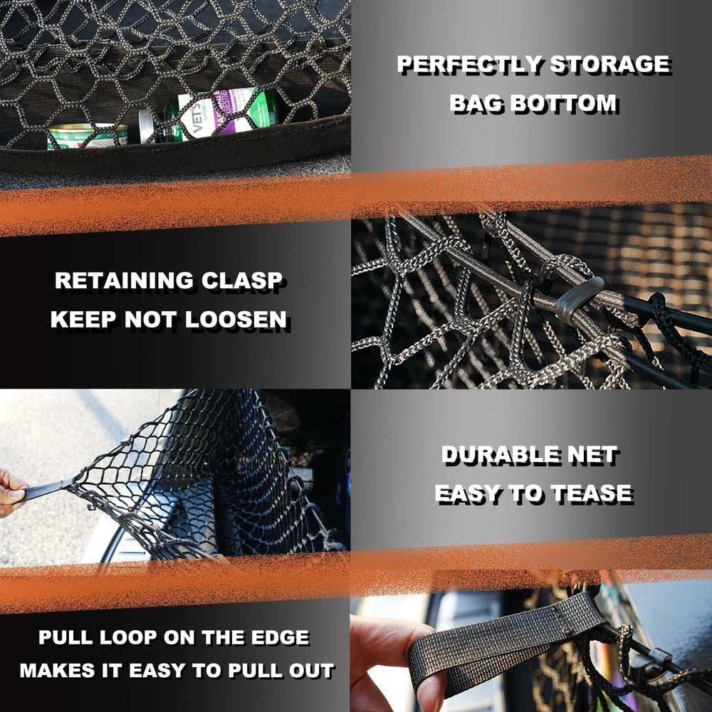 Hacyikee net next to camping gear showing scale and capacity advantage