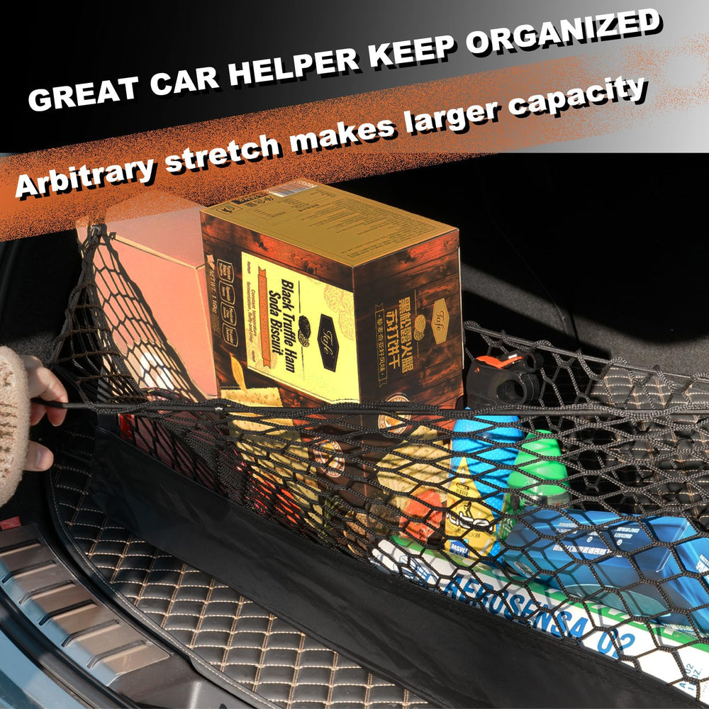 Hacyikee close-up of double-layer mesh demonstrating extra storage security