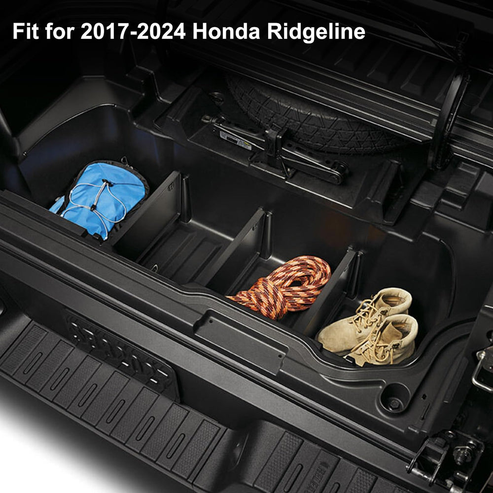 HAKA TOUGH installed in Honda Ridgeline rear storage box reducing cargo movement