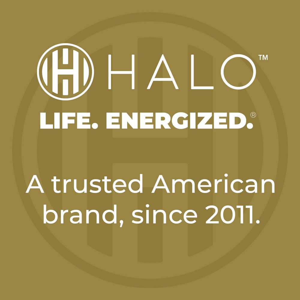 HALO BOLT AIR stored in a car trunk among gear, ideal for travel preparedness
