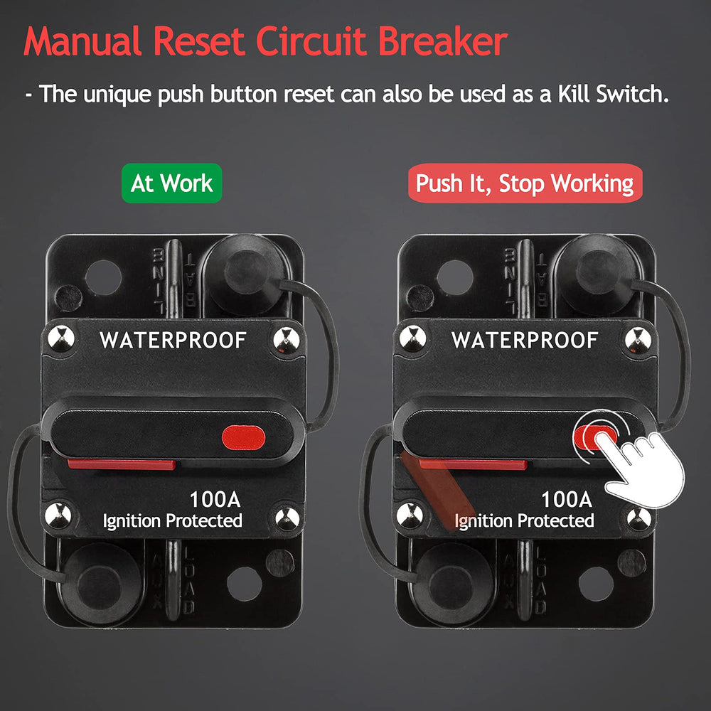 Hamolar mounted in a boat panel protecting trolling motor circuits and reducing downtime