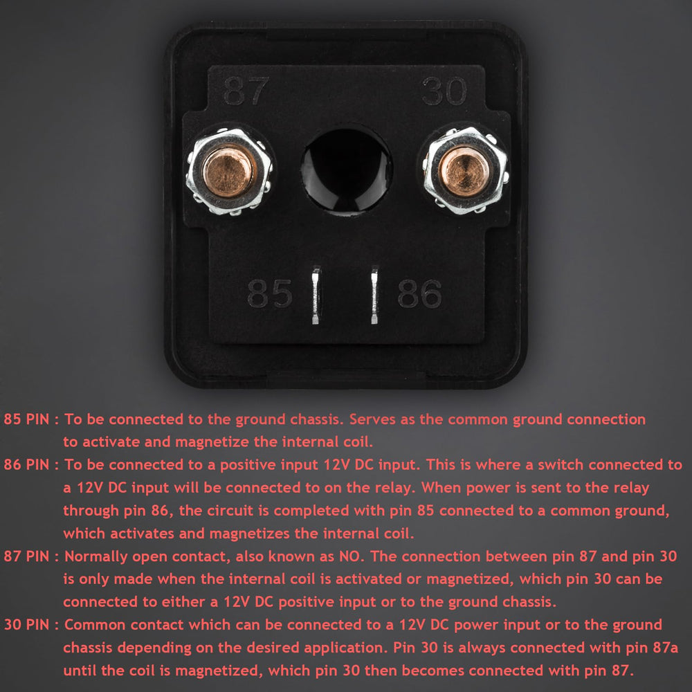 Hamolar relay beside coin for scale to show compact heavy-duty size