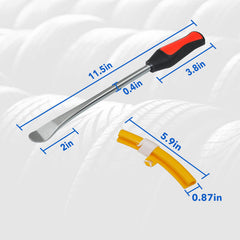 Handfly rim protectors set safeguarding wheel lips during use