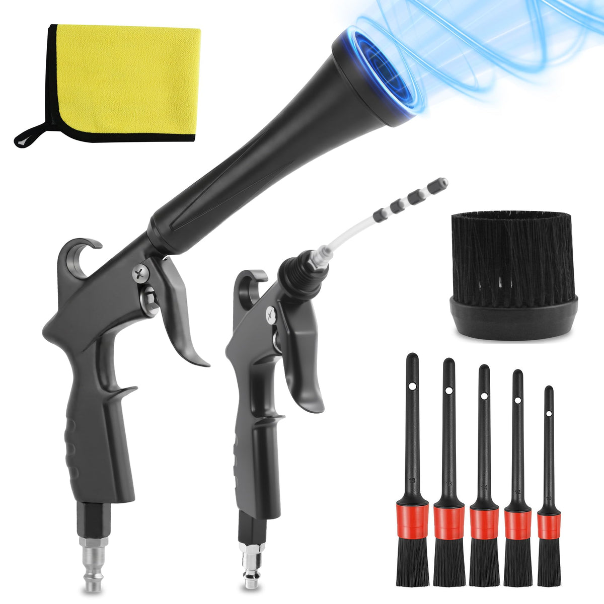 HANDY blow gun front view showing nozzle and controls for precision cleaning