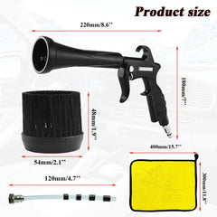 HANDY ergonomic handle close-up reducing fatigue during detailing tasks