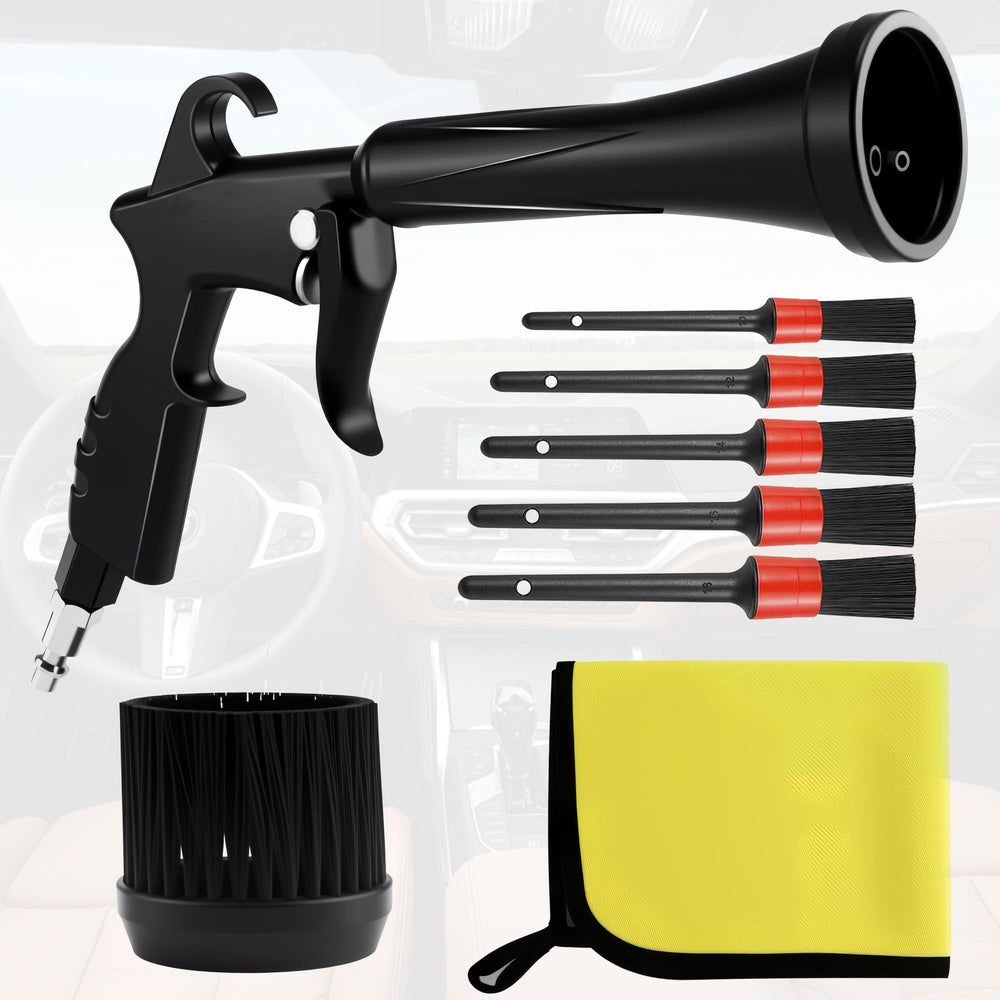 HANDY packaged kit with gun, brushes, nozzle, cloth for ready use