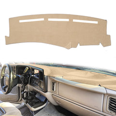 HanLanKa front view of beige dash cover showing full coverage and protection