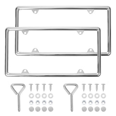 Hanwell chrome frame front view showing polished finish and elegant style
