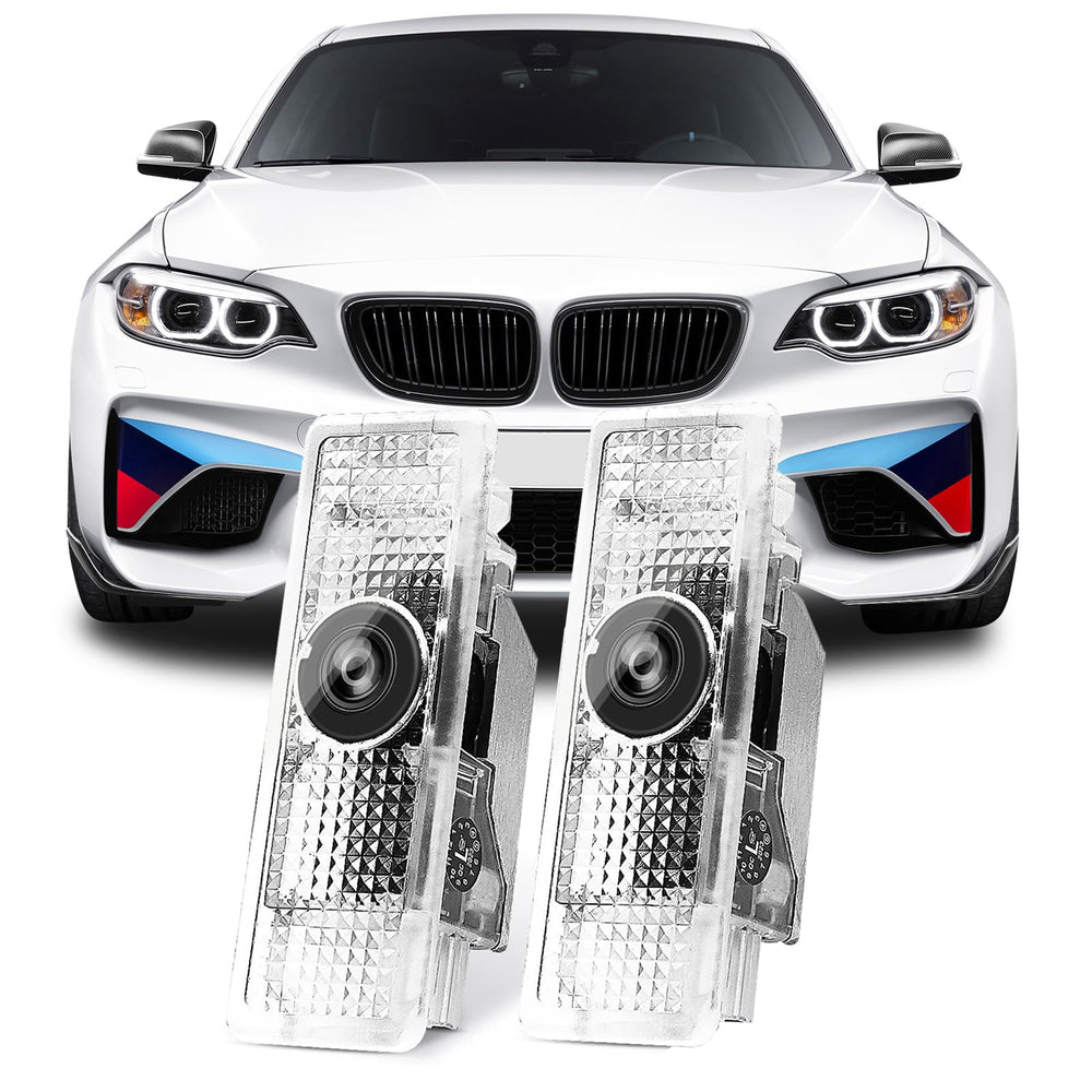 HAOGI front view of ClassicBlueWhiteLogo puddle lamps showing product benefit clarity