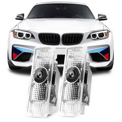 HAOGI front view of ClassicBlueWhiteLogo puddle lamps showing product benefit clarity