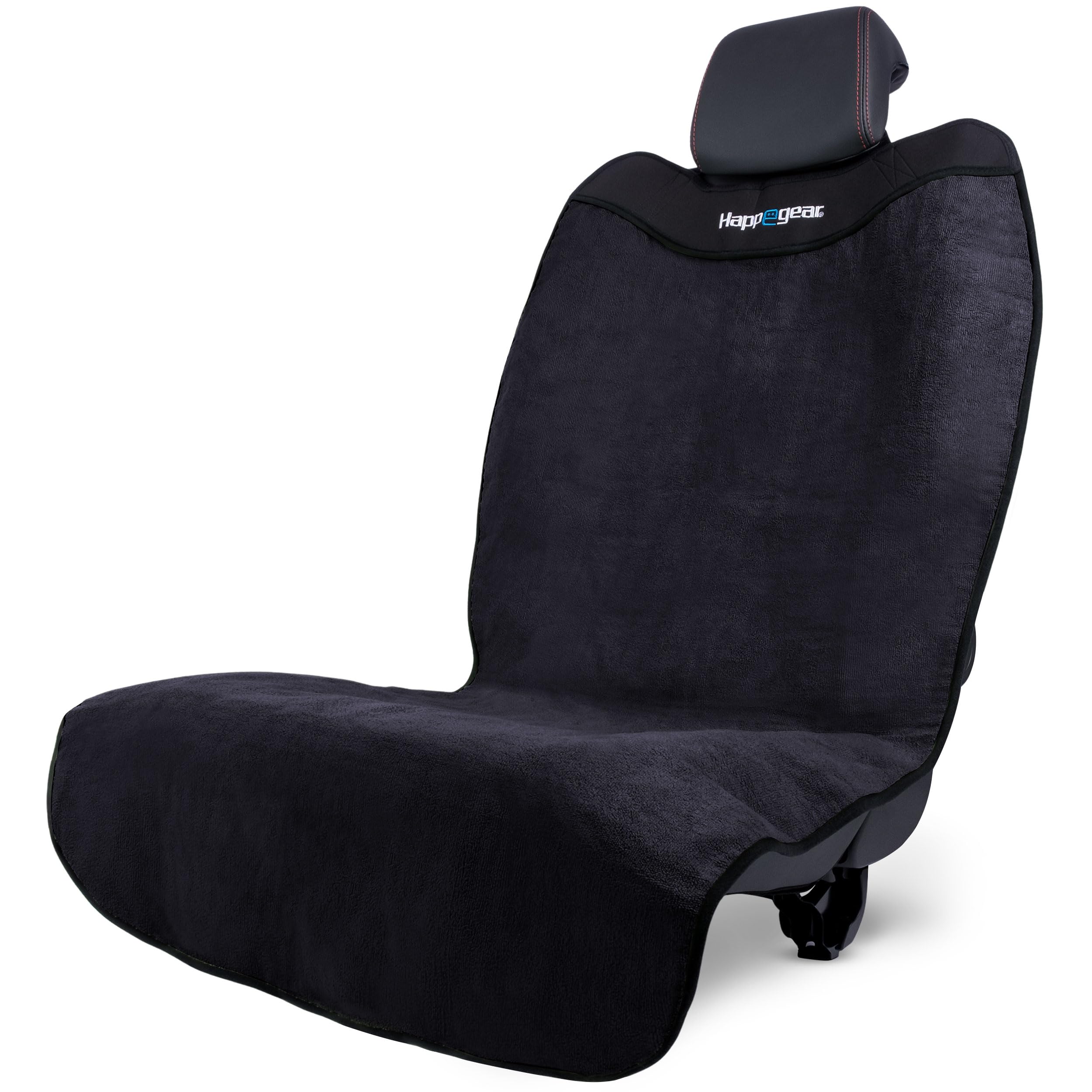 HAPPEGEAR front view showing full seat protection and clean interior benefits