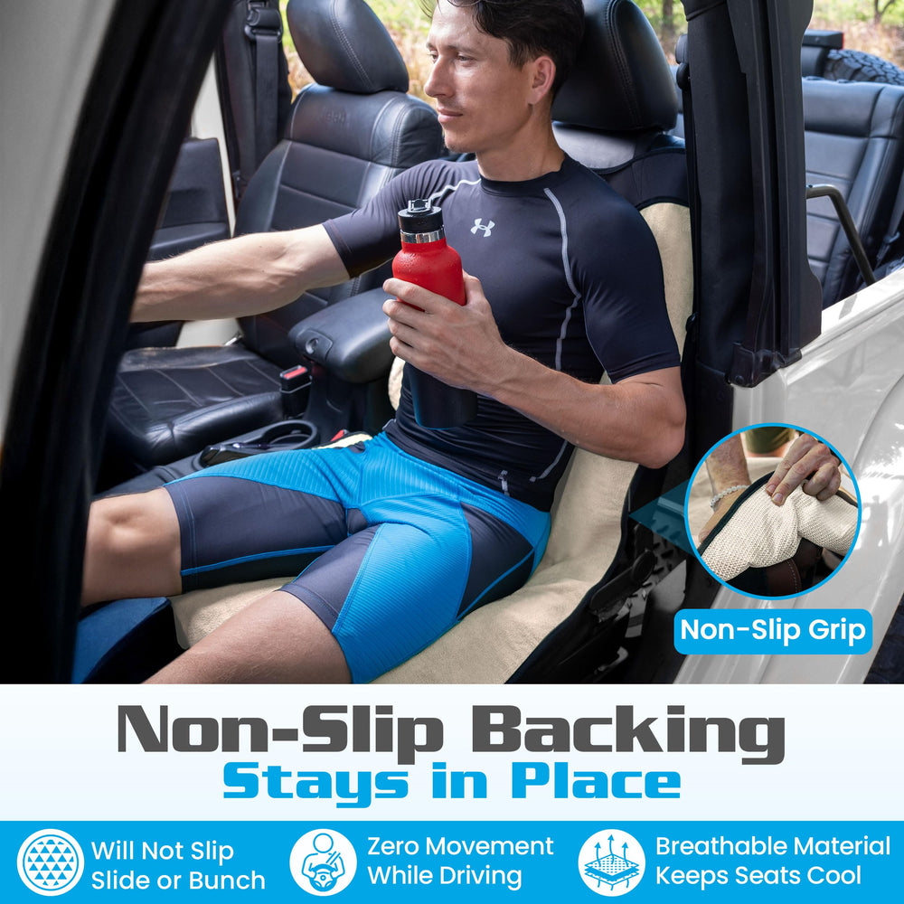 HAPPEGEAR installed with a child seat showing protection and convenience