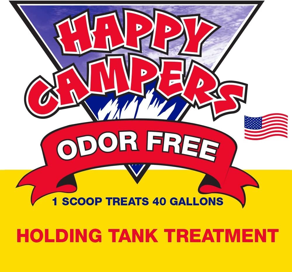 Happy Campers being used by camper van owner for fresh tanks