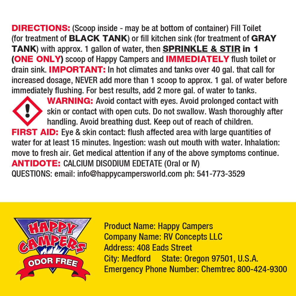 Happy Campers installed on a boat holding tank for marine odor control