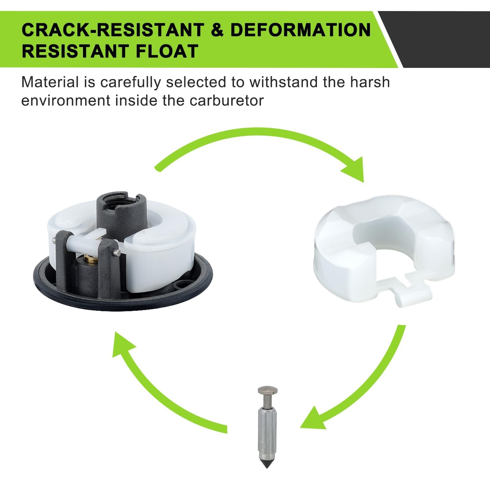 Harbot carburetor installed on Briggs & Stratton engine demonstrating fitment