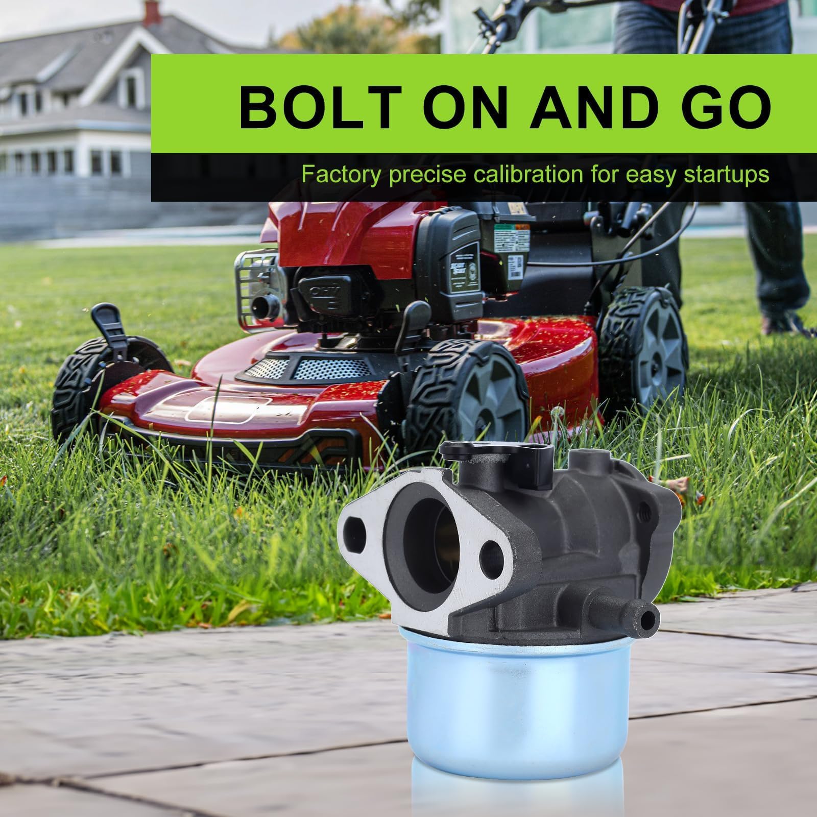 Harbot spark plug and fuel filter included to simplify tune-up and service