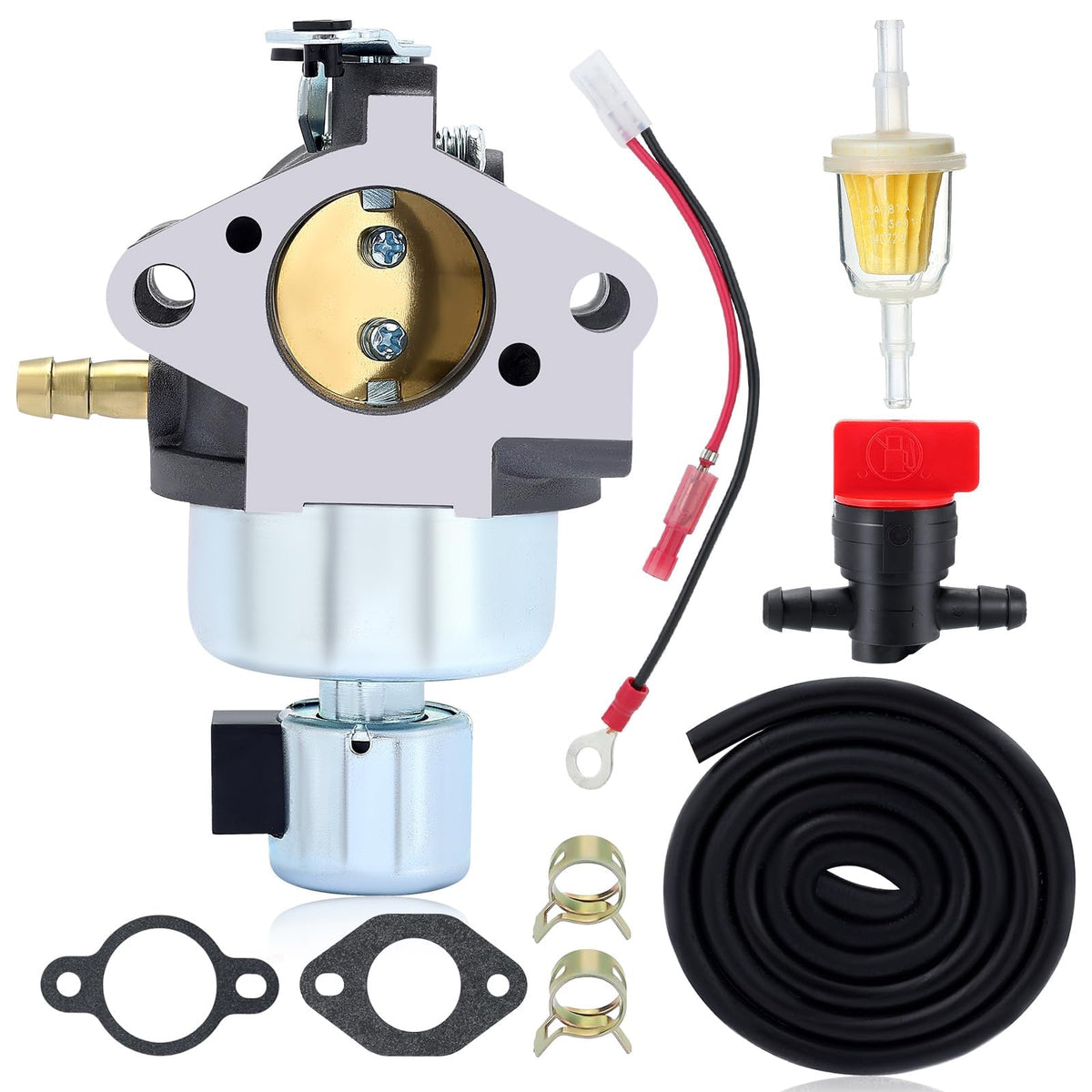 Harbot carburetor front view showing clean fit and easy replacement