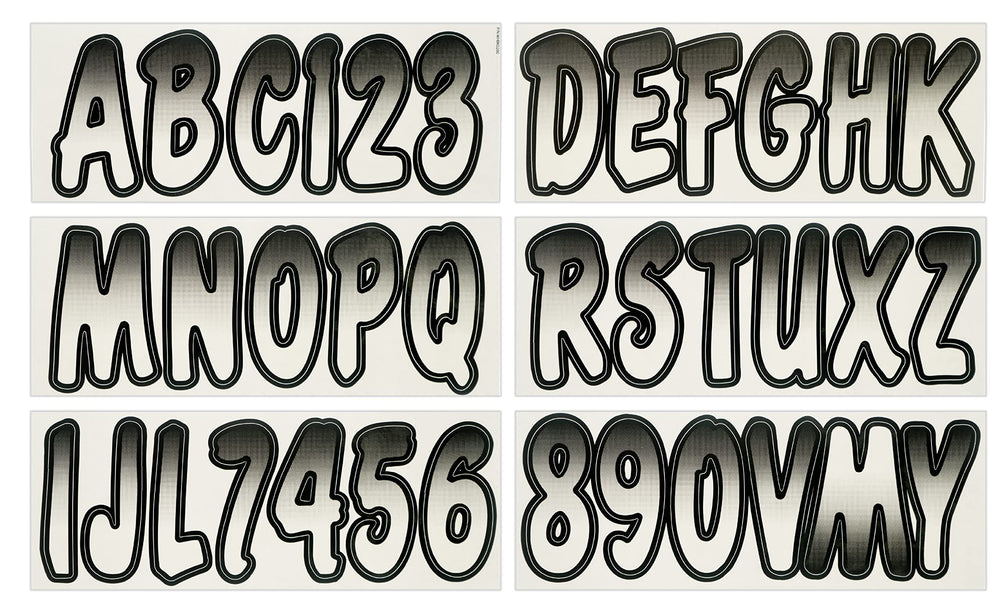 Hardline Products front packaging showing complete 146-piece boat decal kit benefit: ready-to-apply