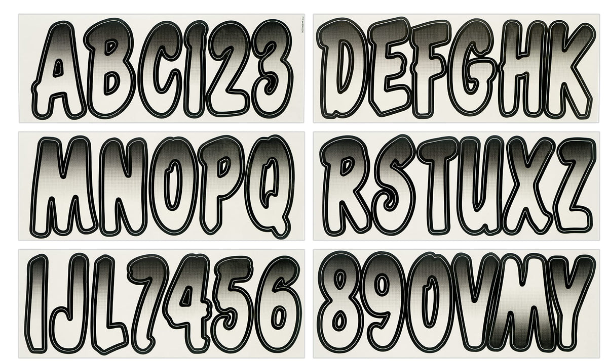 Hardline Products front packaging showing complete 146-piece boat decal kit benefit: ready-to-apply