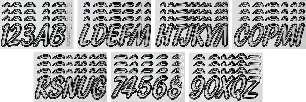Hardline Products close-up of decal texture and UV-gloss for durability