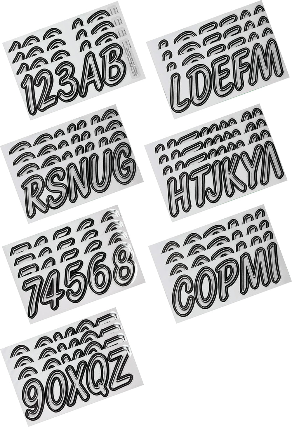 Hardline Products decals installed on boat hull showing clean, legal marking