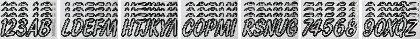 Hardline Products decal beside ruler illustrating exact three inch size