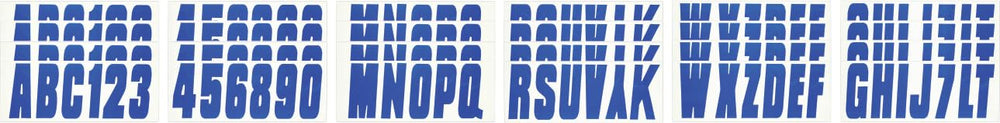 Hardline Products registration numbers beside ruler showing accurate 3-inch size