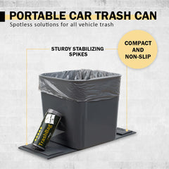 HAUSSIMPLE magic strip attachment securing bin on fabric mats