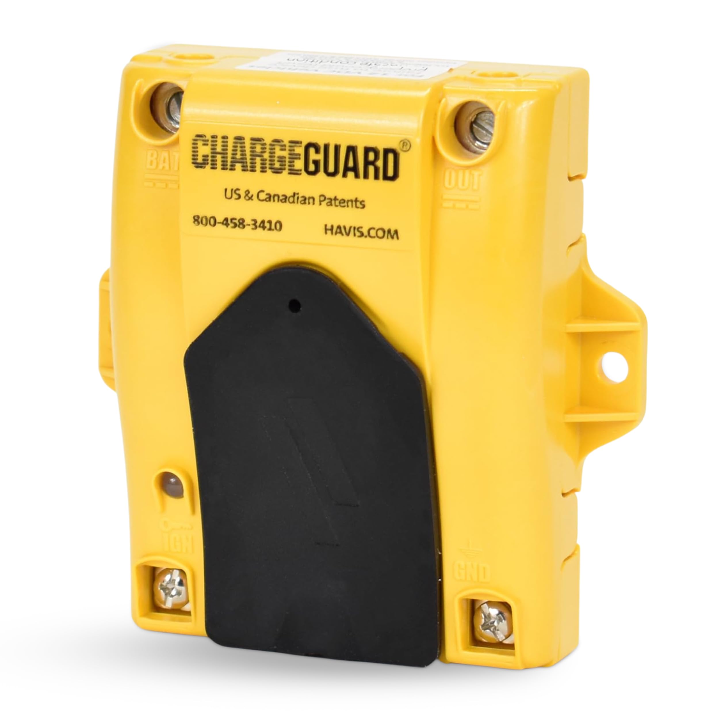Havis ChargeGuard-Select front view showing compact protective housing and connectors