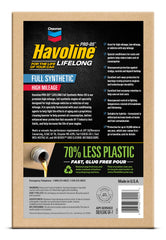 Havoline close-up of oil texture showing smooth low-viscosity performance