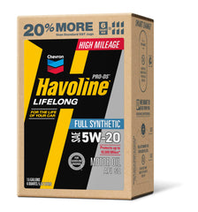 HAVOLINE jug top and pour spout designed for clean, drip-free oil changes
