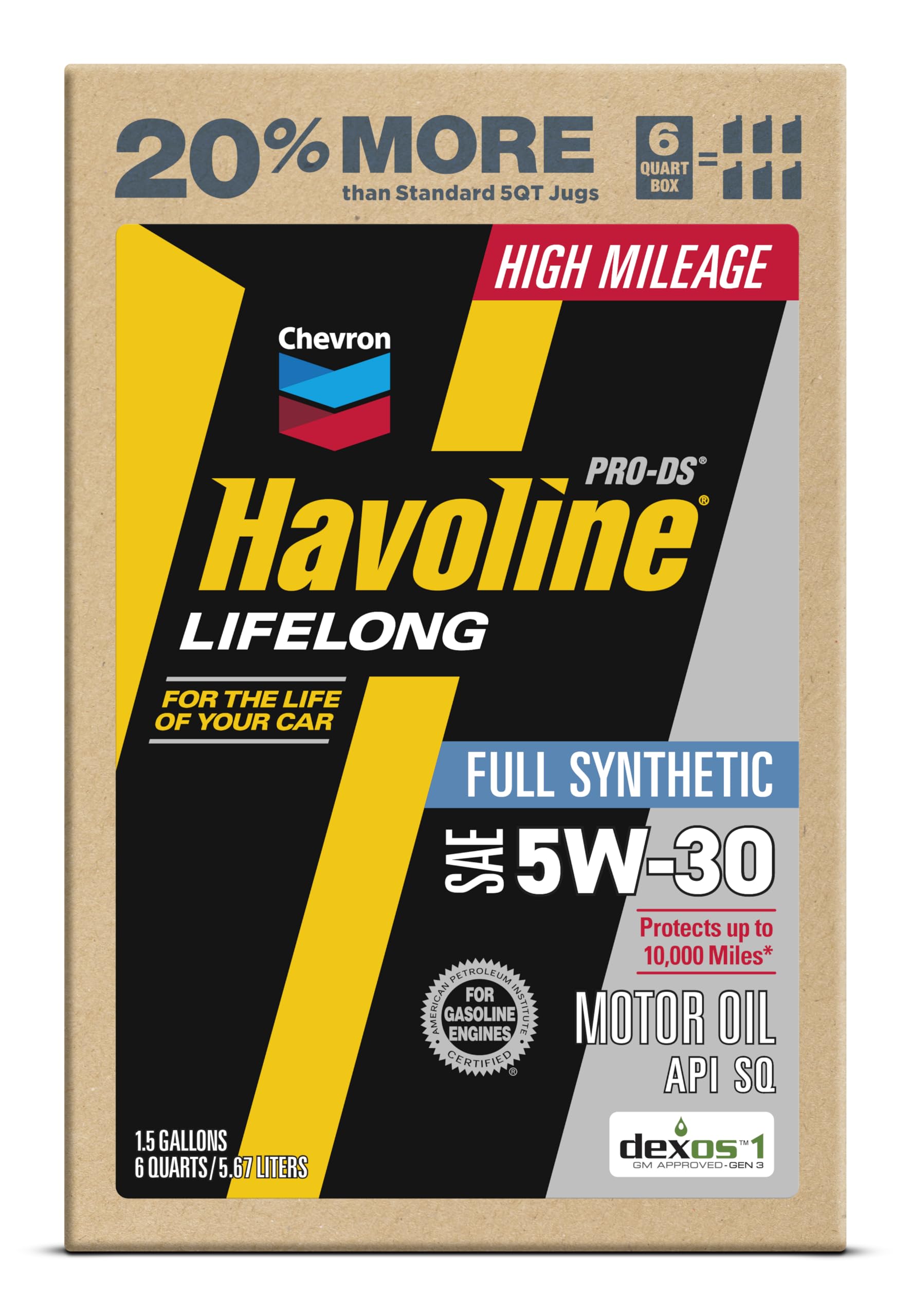 Havoline PRO-DS close-up of pour spout for precise mess-free filling
