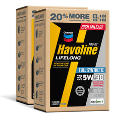 Havoline PRO-DS front label view showing product and clear specification