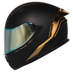 HAX front view matte black helmet showing sleek shell and DOT approval benefit