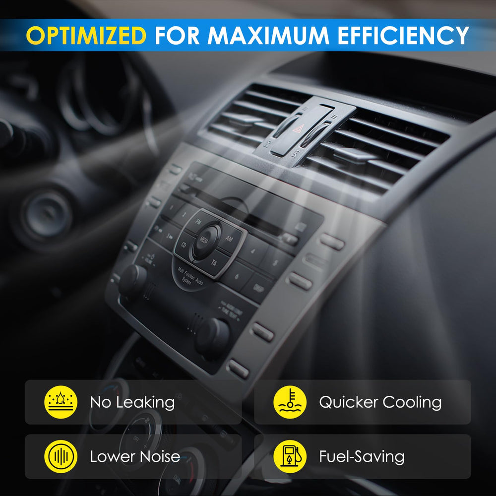 HAYIAUTO compressor installed in engine bay demonstrating direct-fit replacement