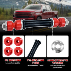 HCDDQP stabilizer end link side profile highlighting robust metal construction